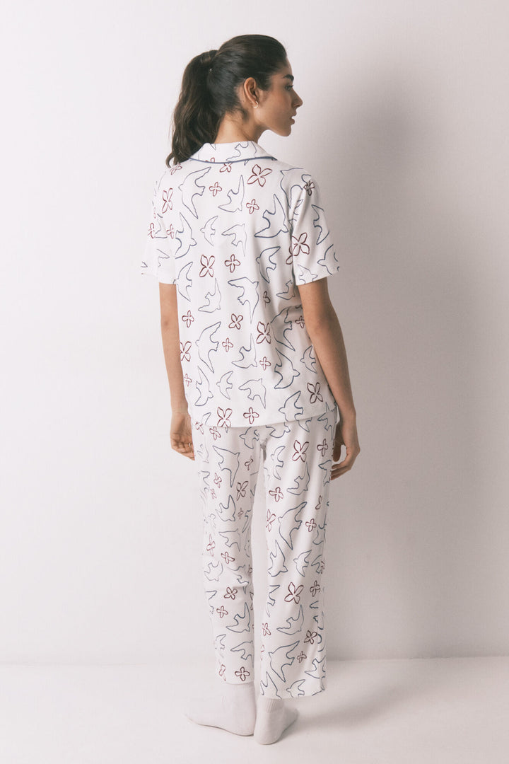 PYJAMA - White Print