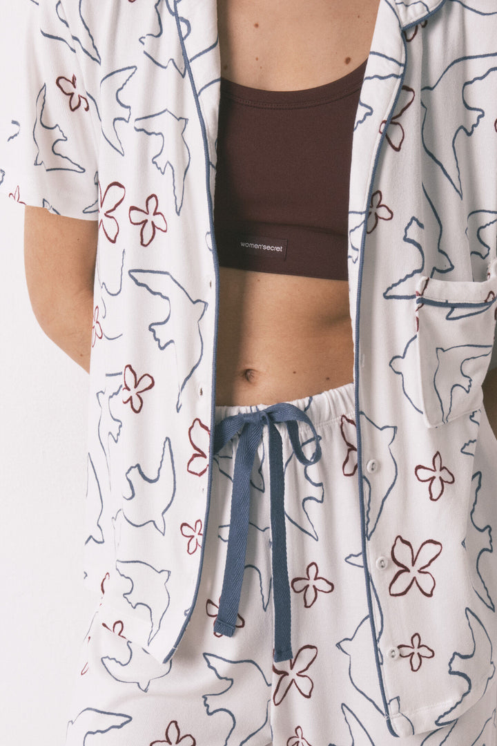 PYJAMA - White Print