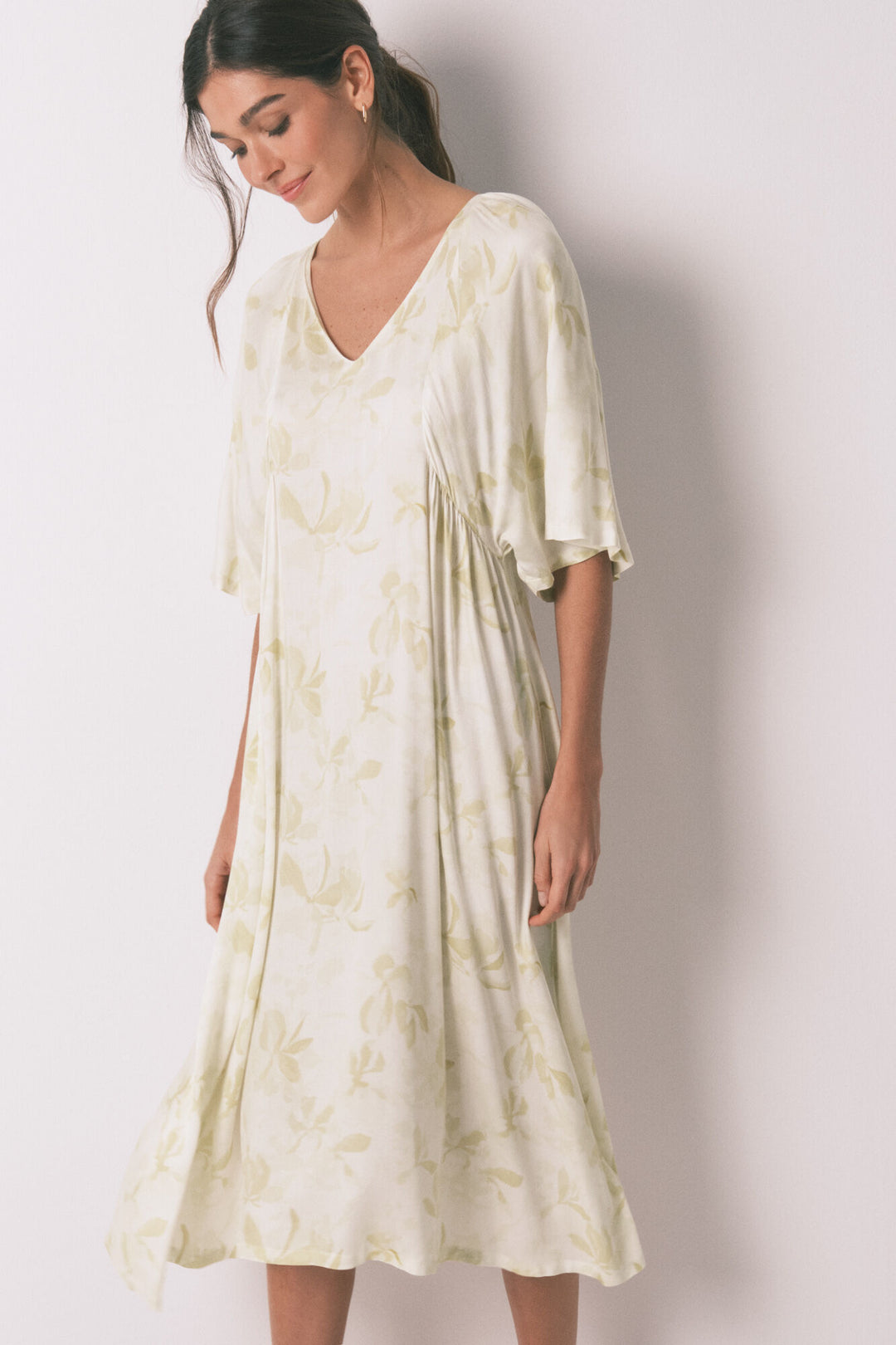DRESS - Yellow Print