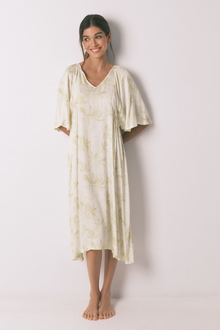 DRESS - Yellow Print