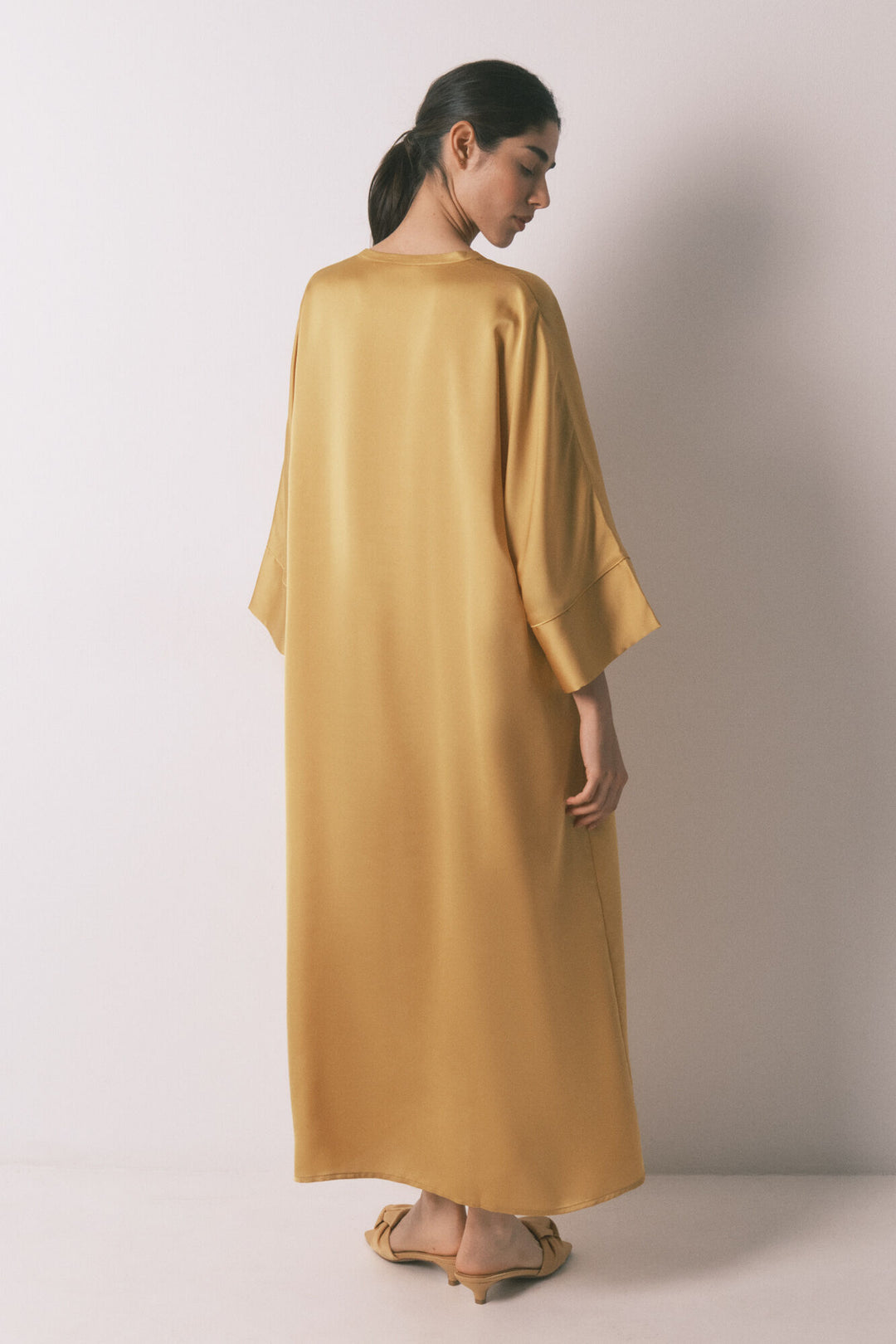 DRESS - Gold Mustard