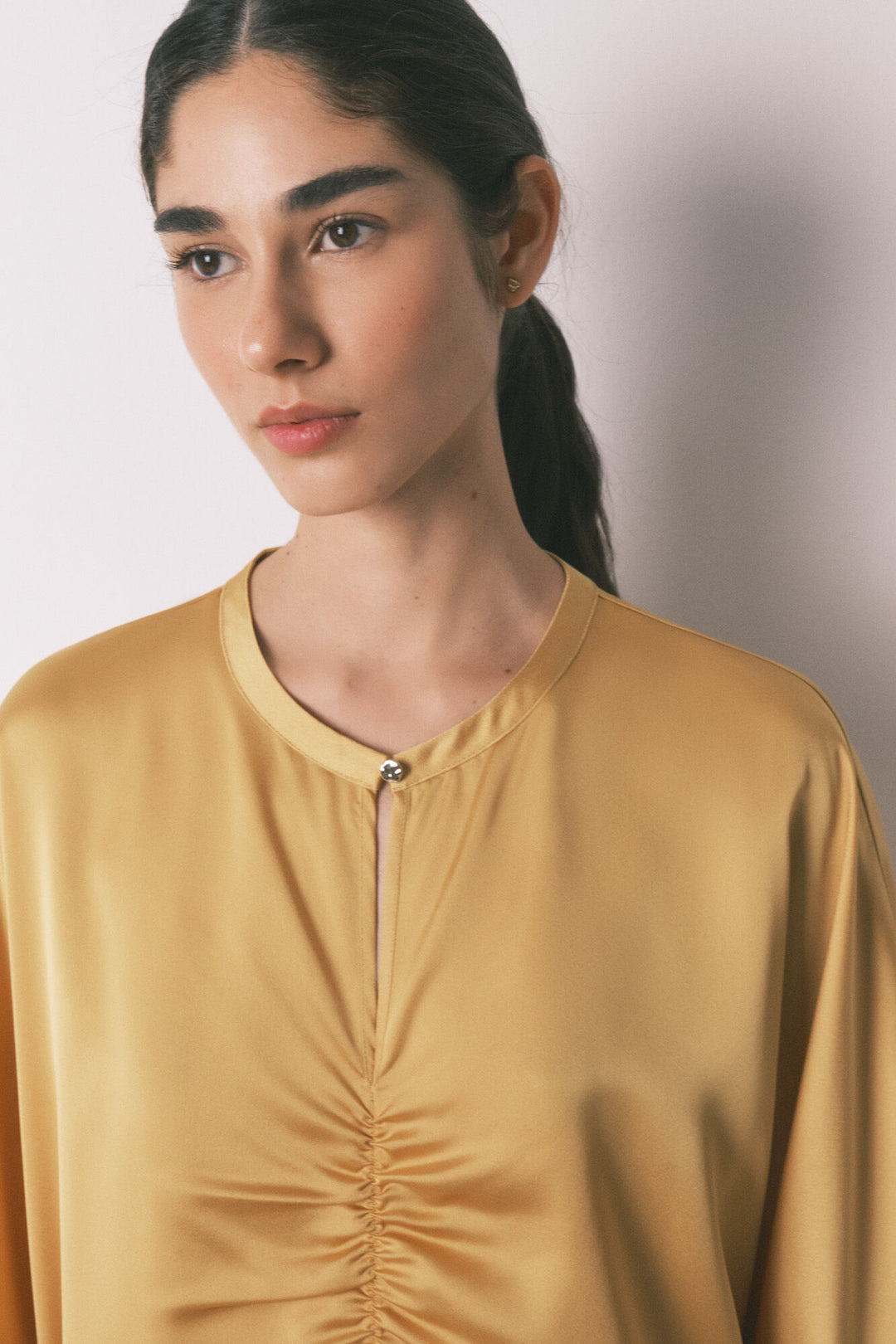 DRESS - Gold Mustard