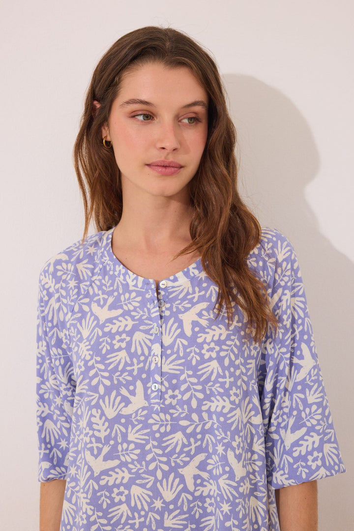 Long Sleeves Camisoles - Purple Lilac
