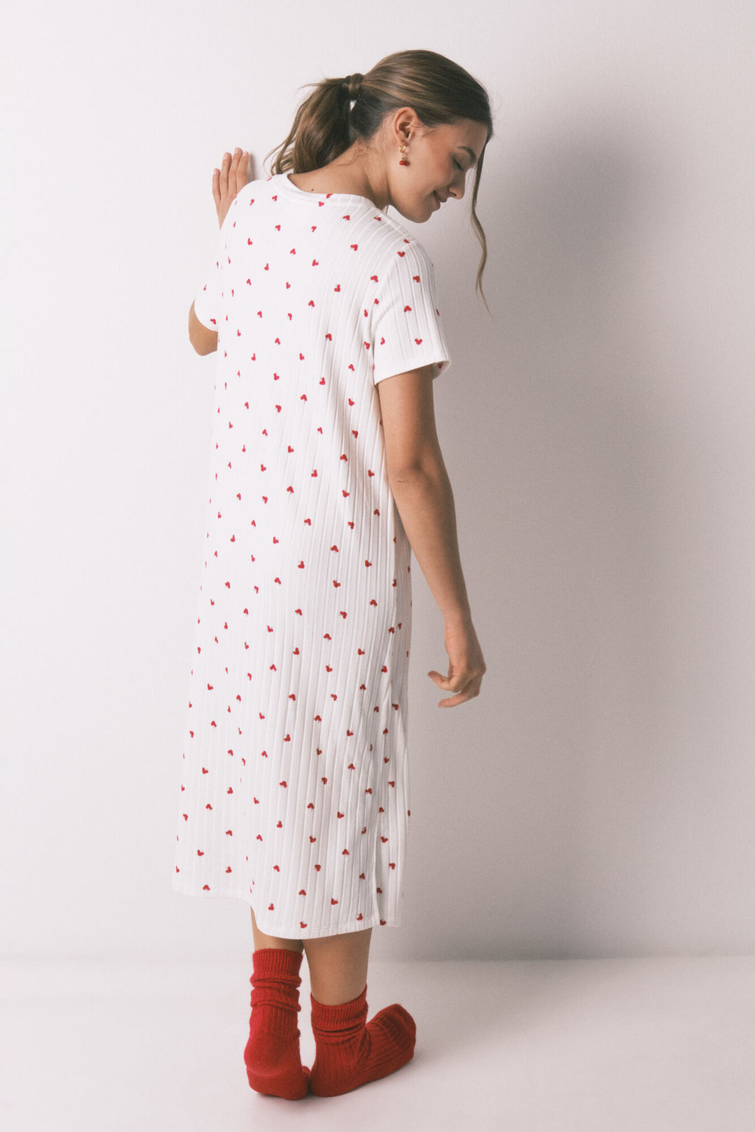 NIGHTDRESS - White Print