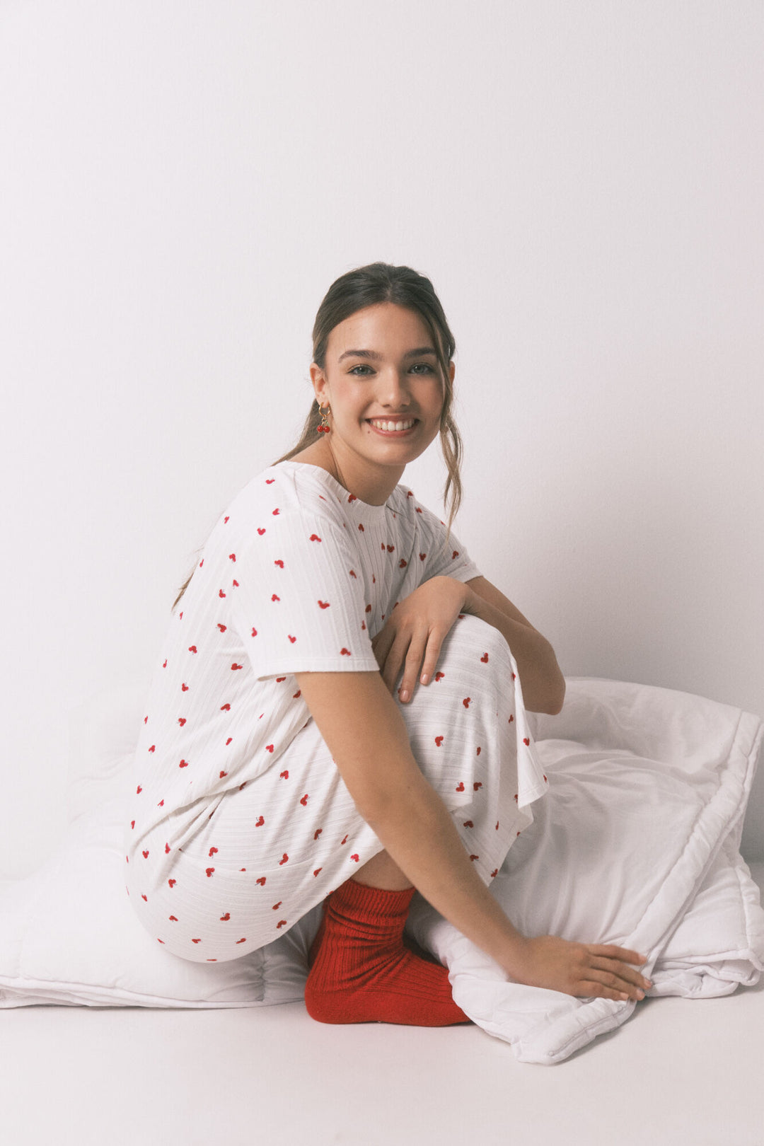 NIGHTDRESS - White Print