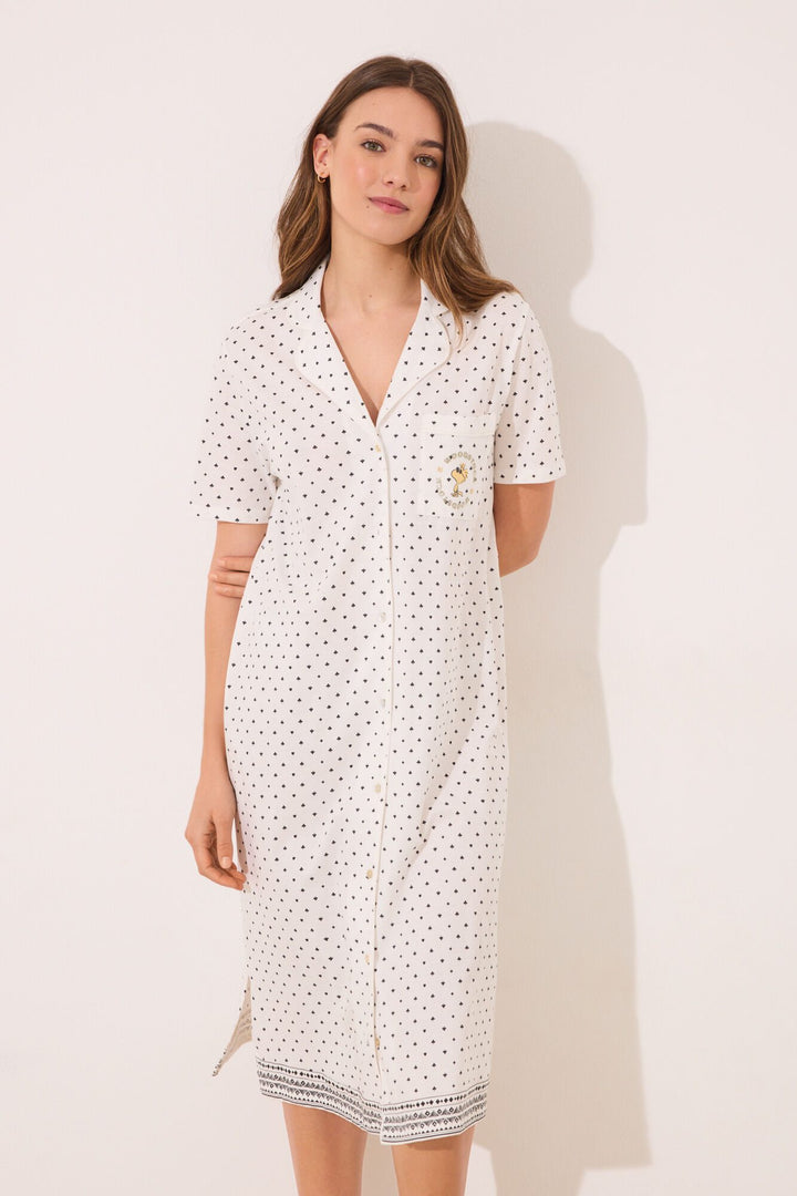 Short Sleeves Medium Camisoles - Ivory