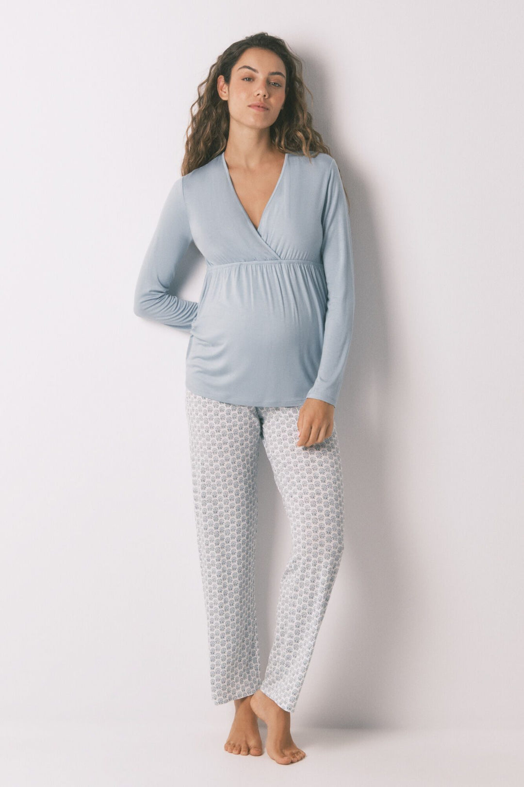 LONG SLEEVES LONG PANT PYJAMA - Green