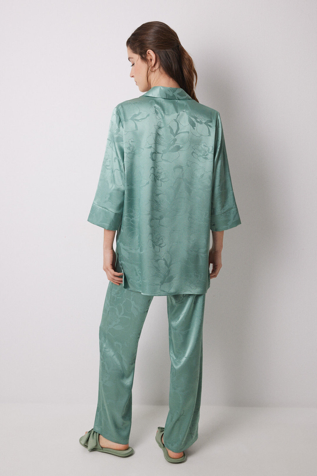 Long Sleeves Masculine Pyjama - Green