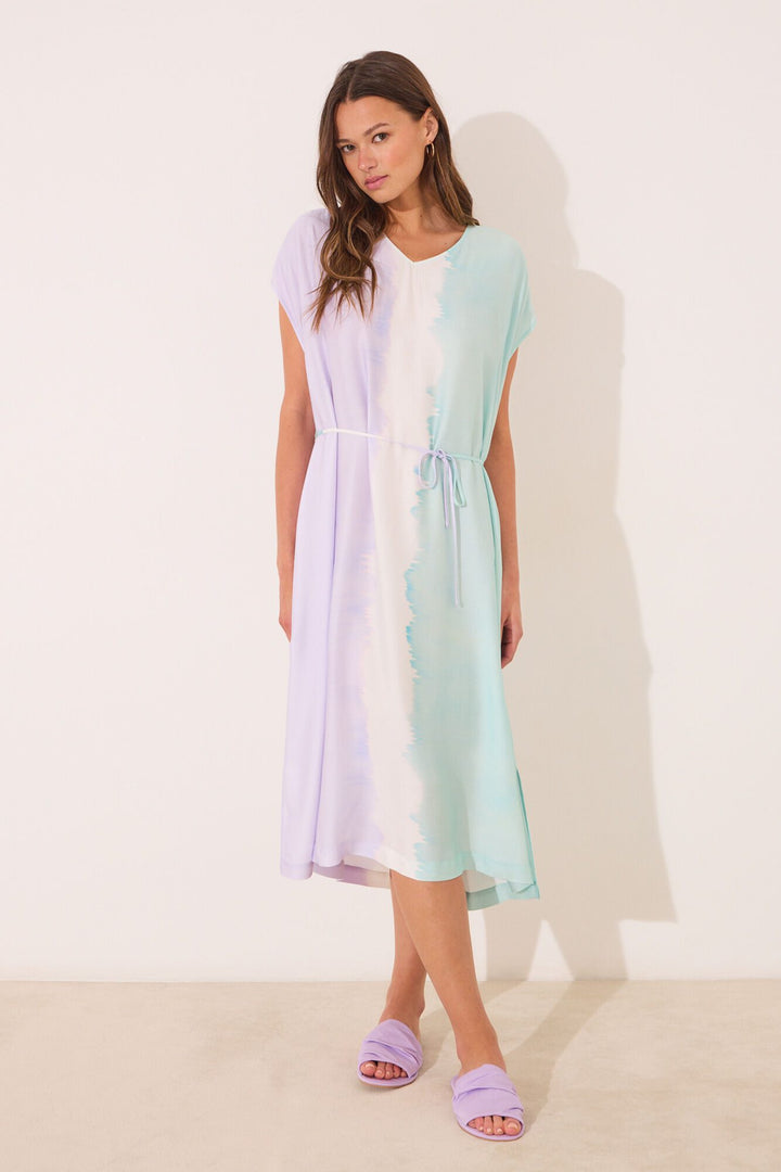 STRAPS LONG DRESS - Multicolor