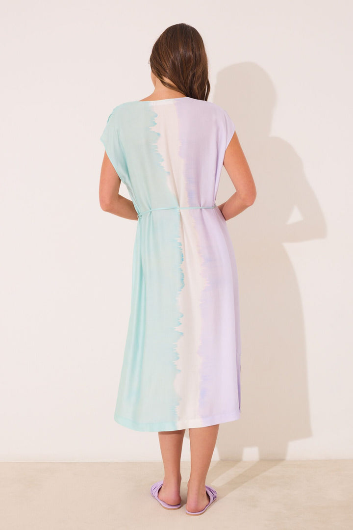 STRAPS LONG DRESS - Multicolor