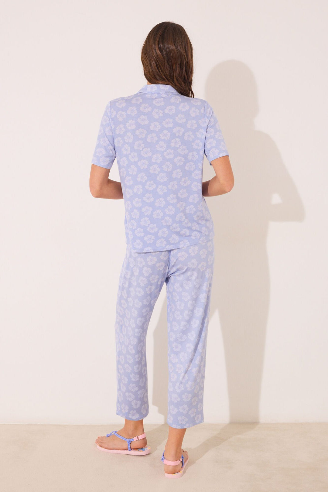 SHORT SLEEVES MASCULINE PYJAMA - Medium Blue
