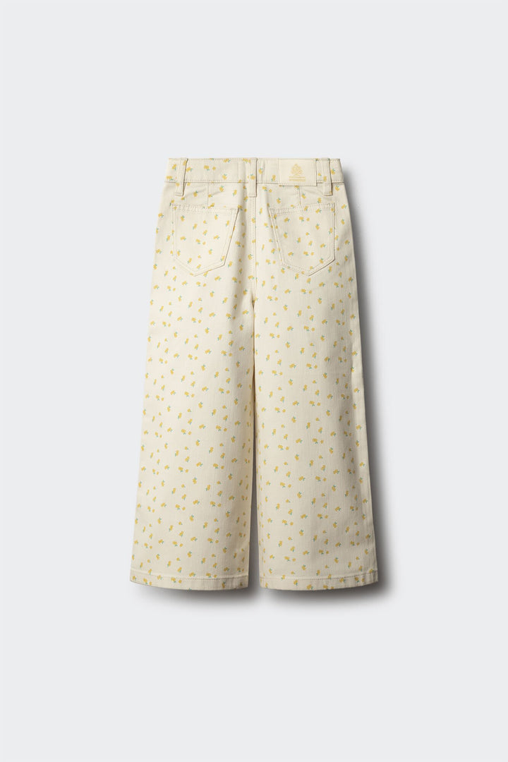 Spring Field Trousers - White Print
