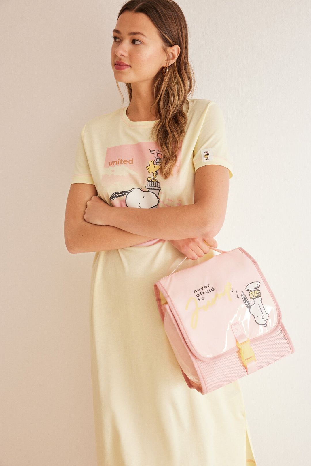 Pink Snoopy vanity case - Pink