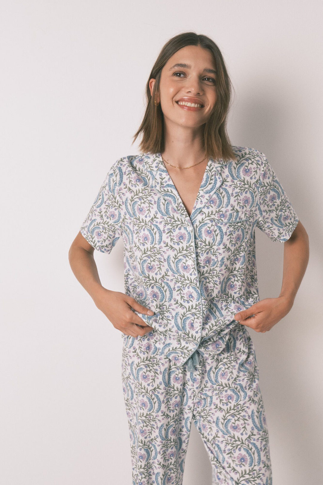 SHORT SLEEVES MASCULINE PYJAMA - Green
