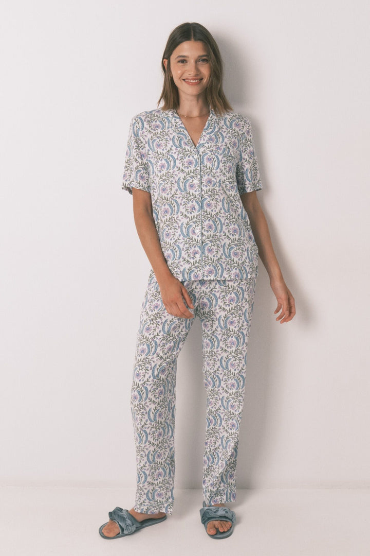 SHORT SLEEVES MASCULINE PYJAMA - Green