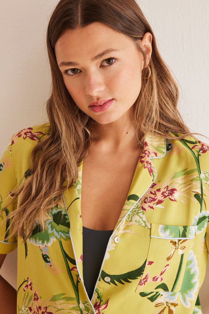 Tropical Capri classic pyjamas - Multicolor