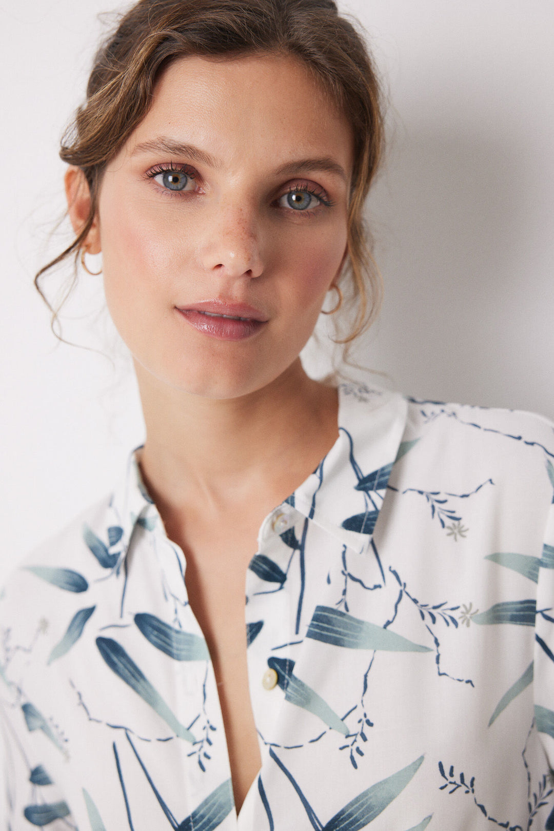 Oriental print viscose camisole - Green