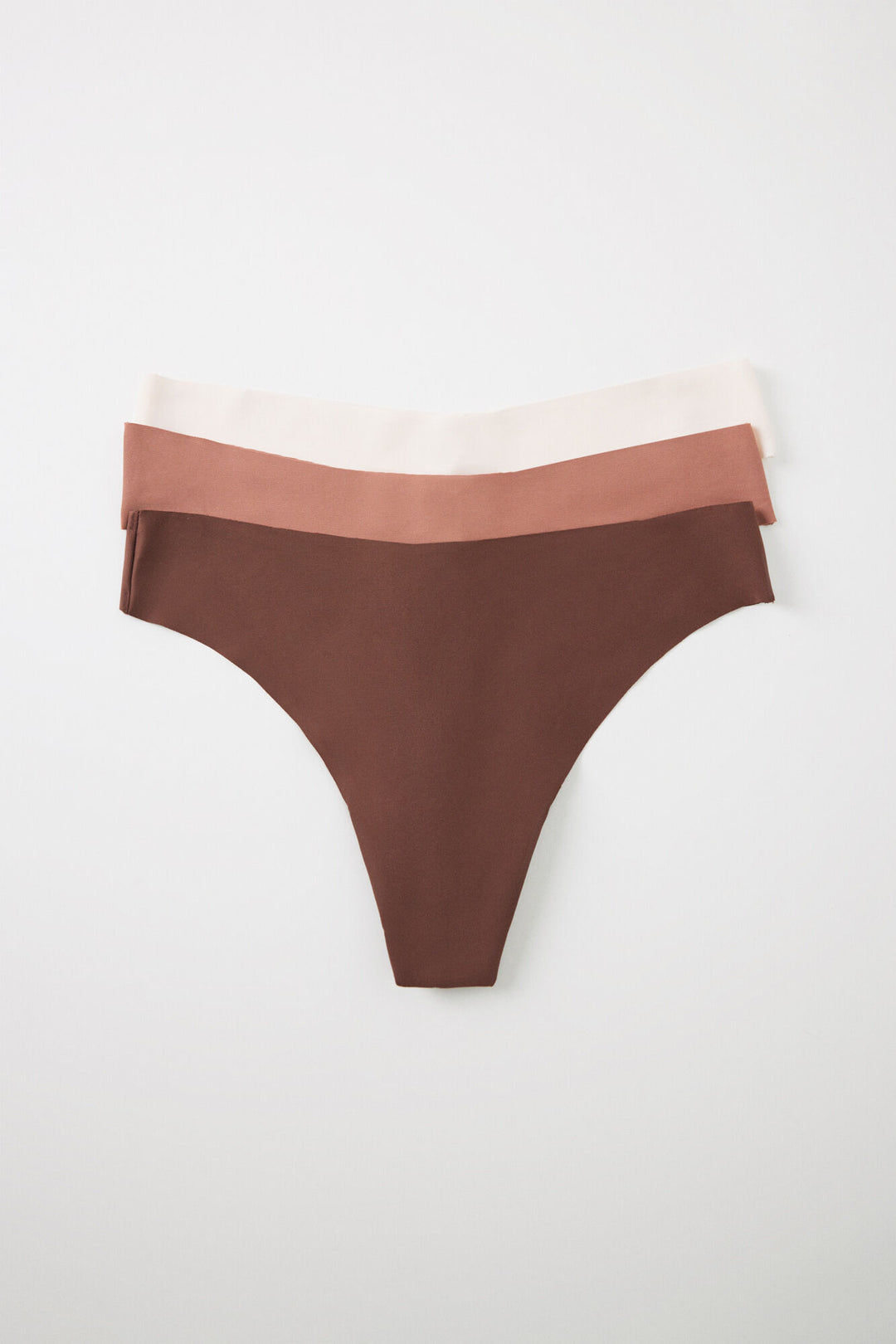 Pack Thong Brief - White Print