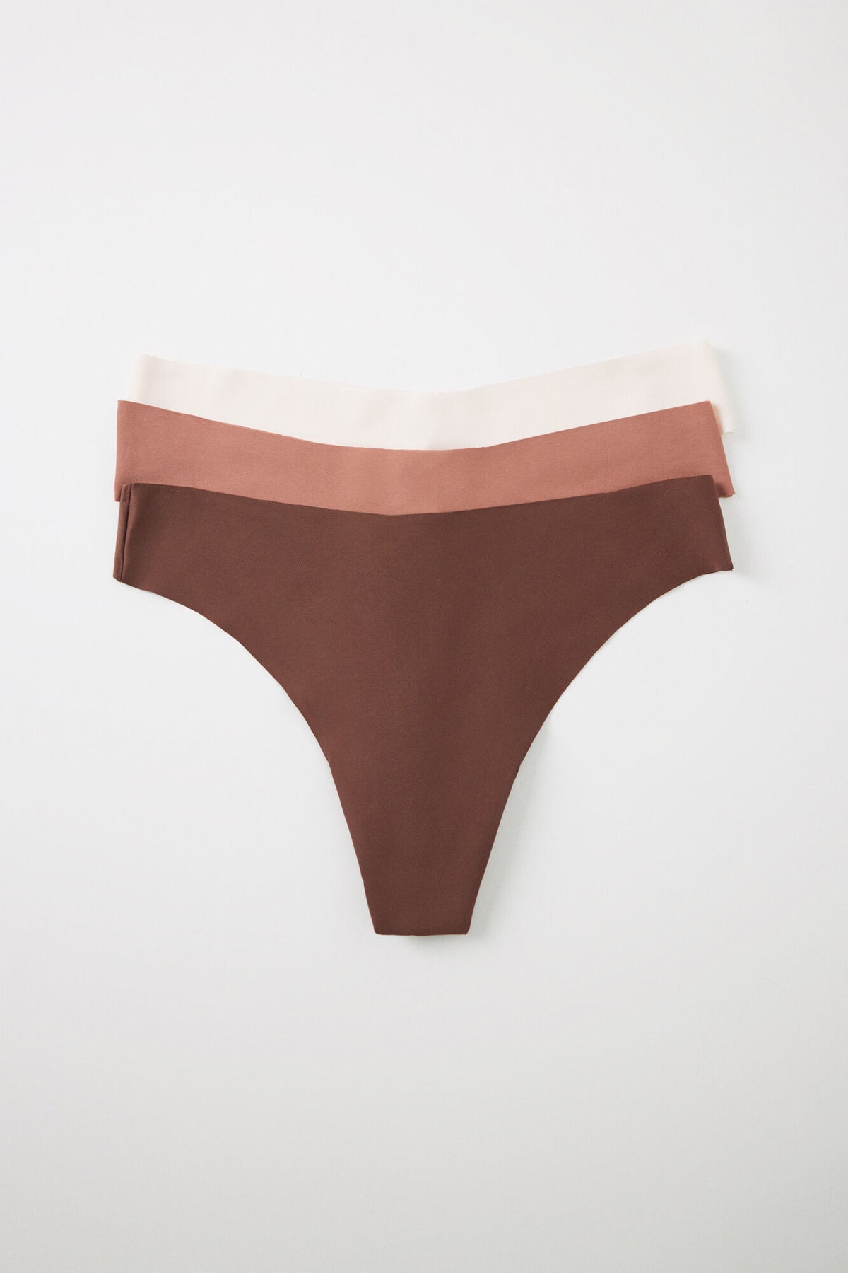 Pack Thong Brief - White Print