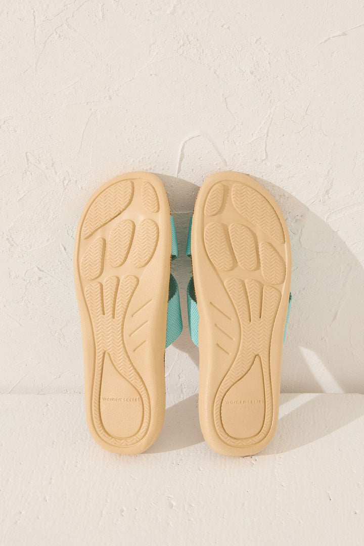 OPEN SLIPPERS - Green