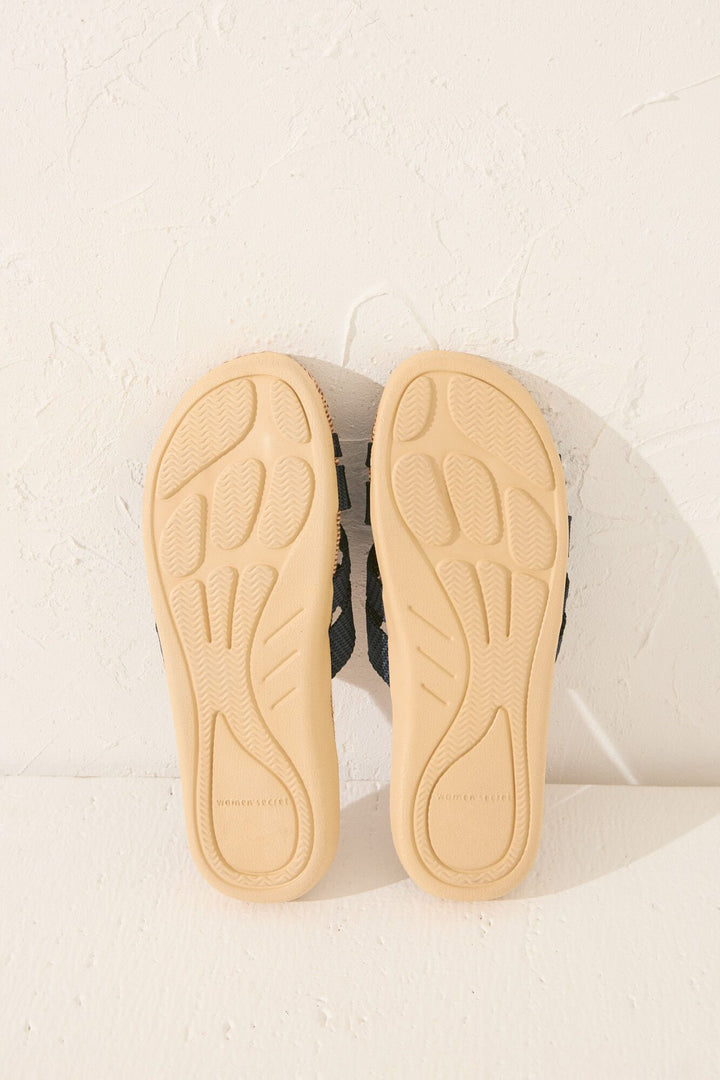 OPEN SLIPPERS - Sand