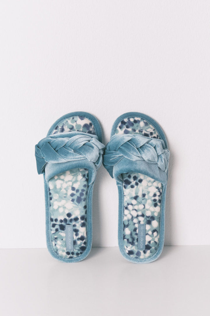 OPEN SLIPPERS - Green