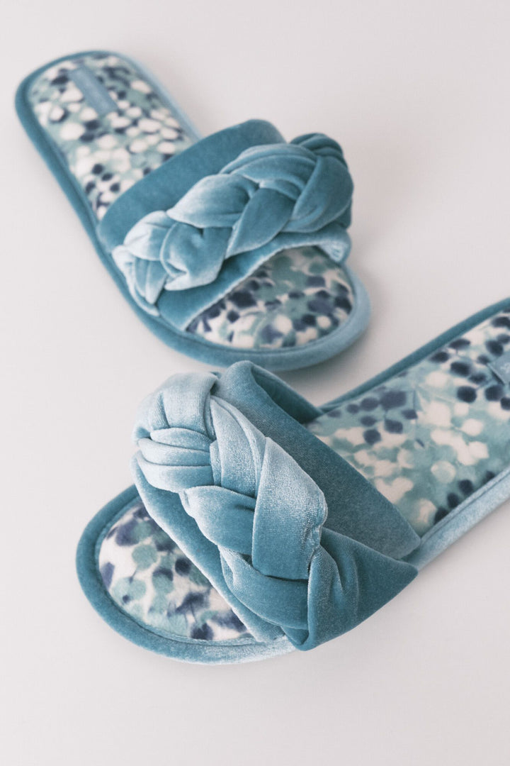 OPEN SLIPPERS - Green