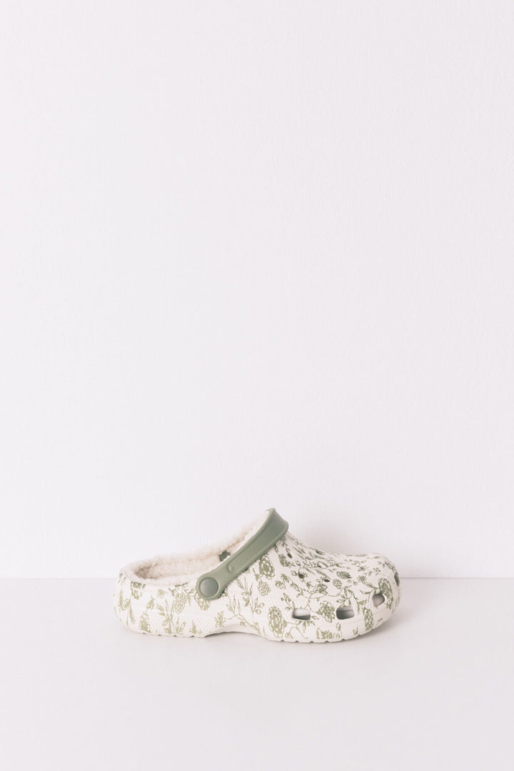 BIO SLIPPERS - Green Print