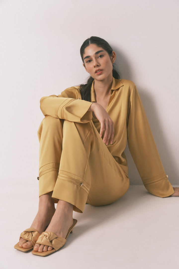 SHOES - Gold Mustard