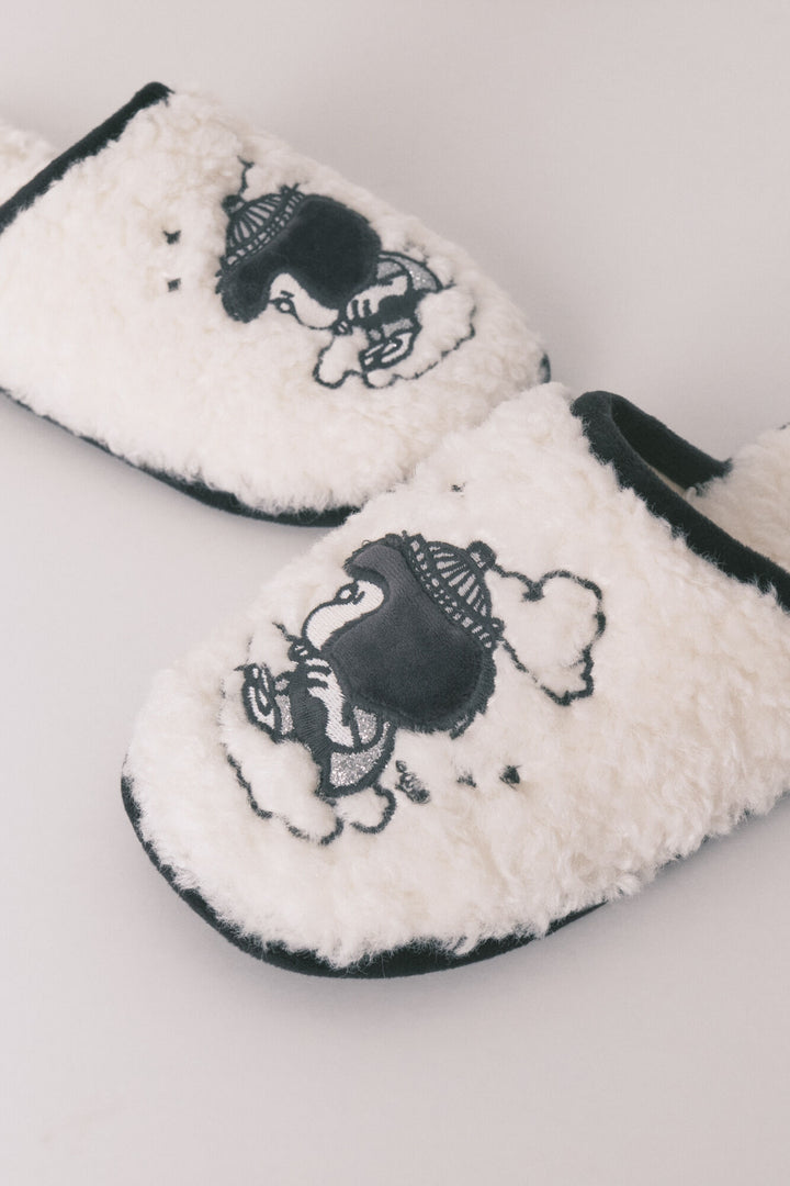 SLIPPERS - Ivory