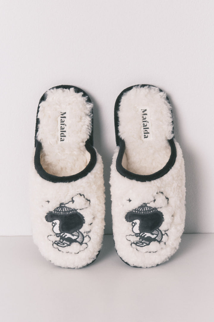 SLIPPERS - Ivory