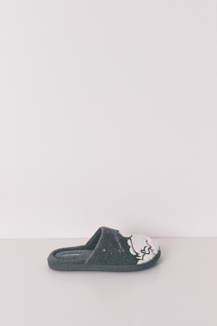 SLIPPERS - Charcoal Grey