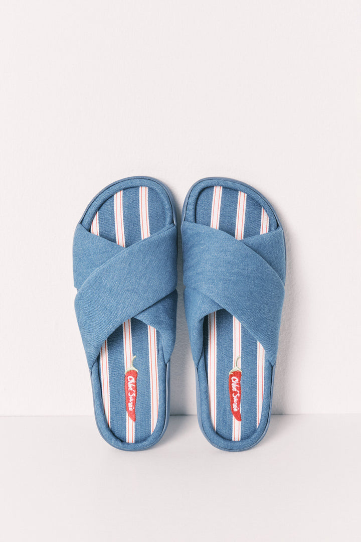 SLIPPERS - Light Blue