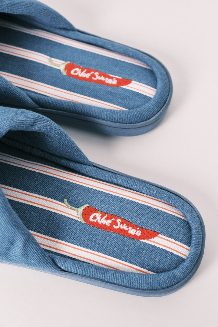 SLIPPERS - Light Blue