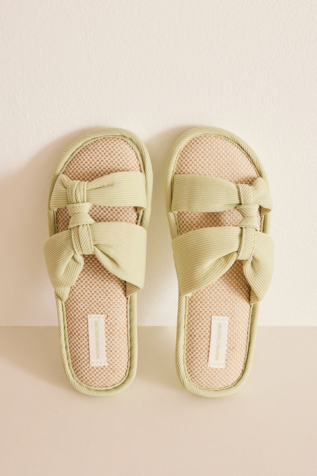Green knot slippers - Green