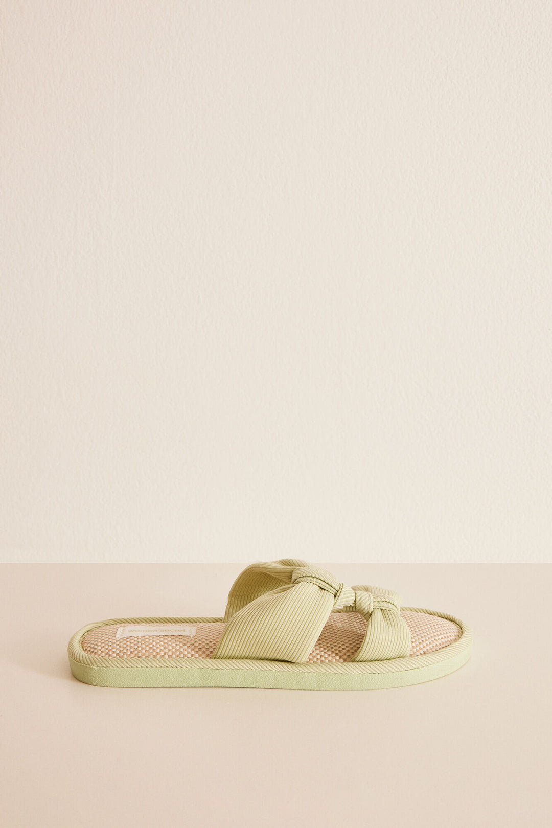Green knot slippers - Green
