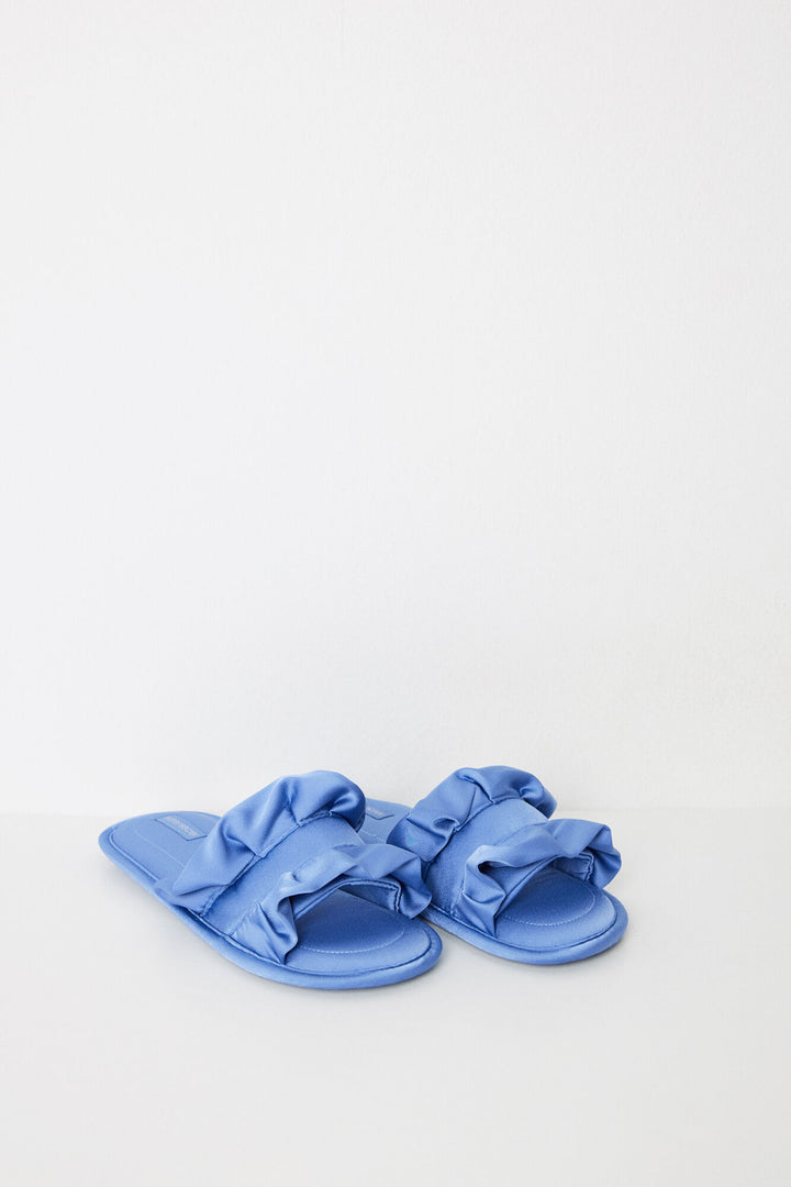 Open Slippers - Green