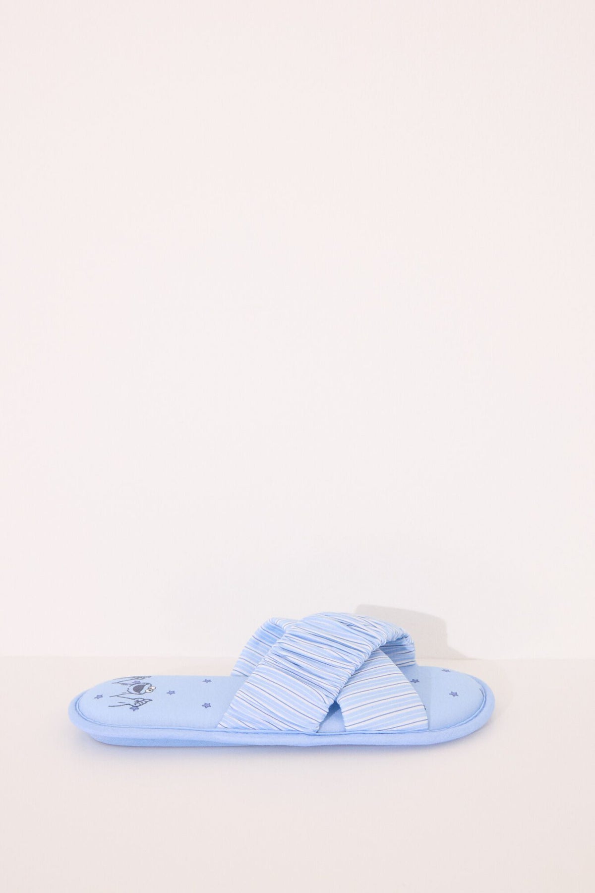 Open Slippers - Medium Blue