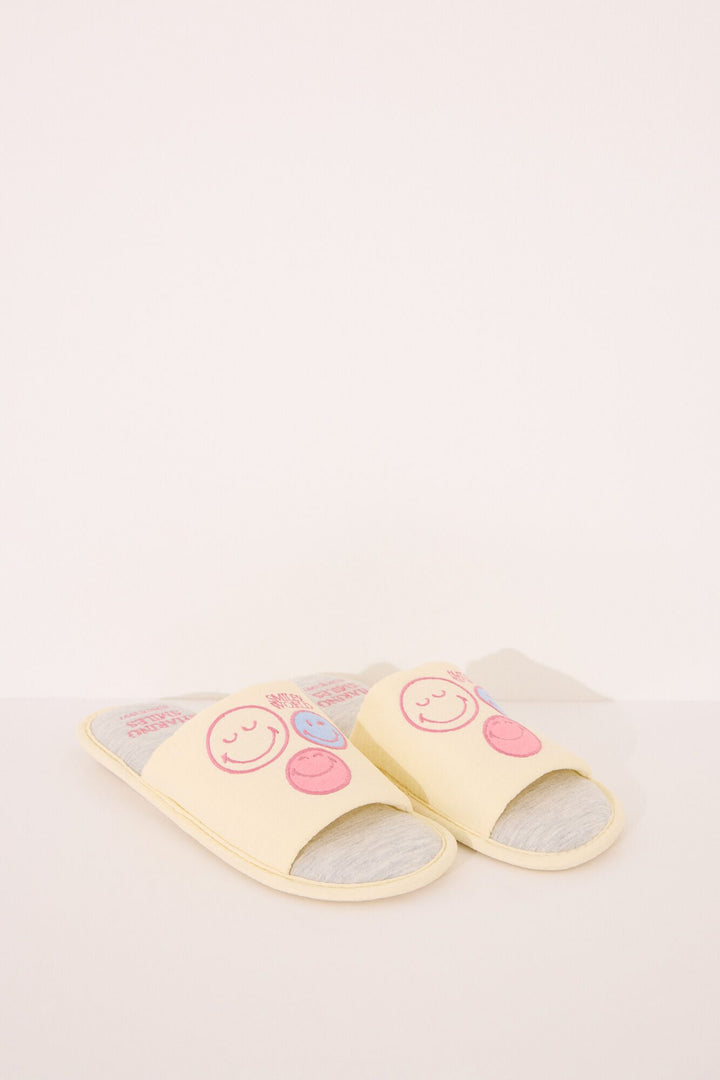 Open Slippers - Yellow