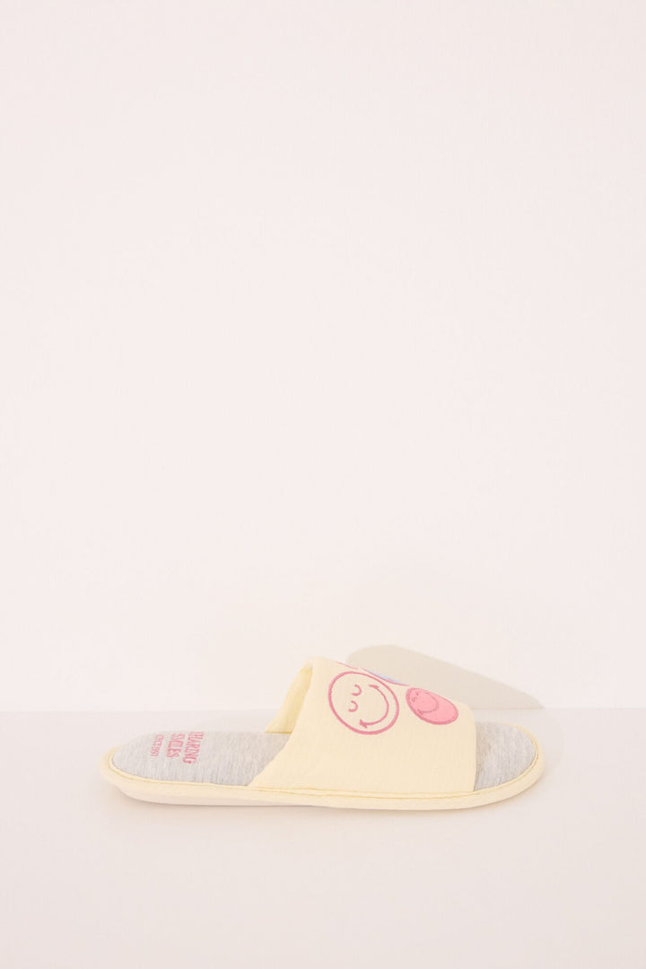Open Slippers - Yellow