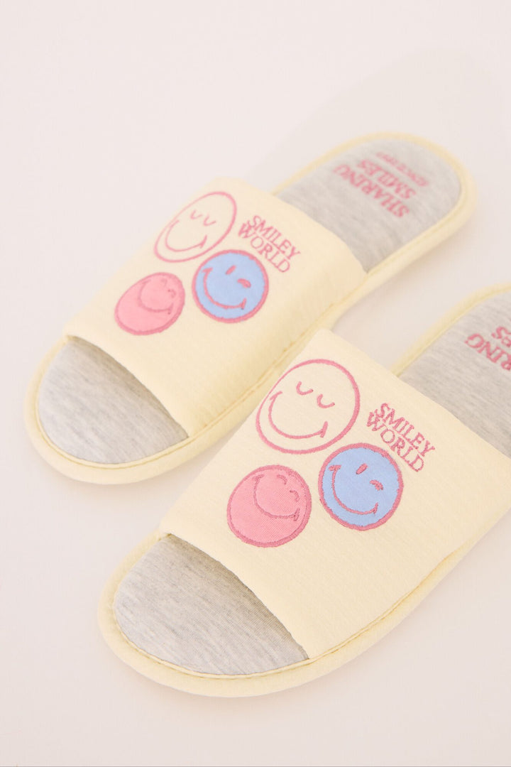 Open Slippers - Yellow