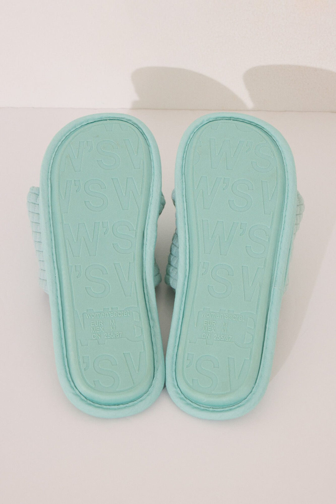 Open Slippers - Medium Blue