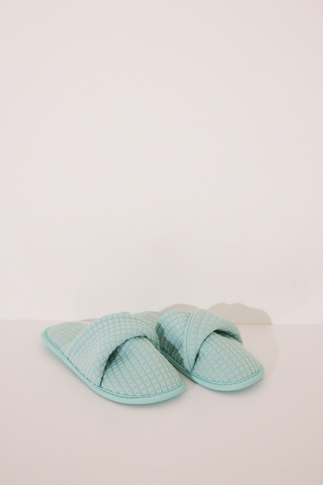Open Slippers - Medium Blue