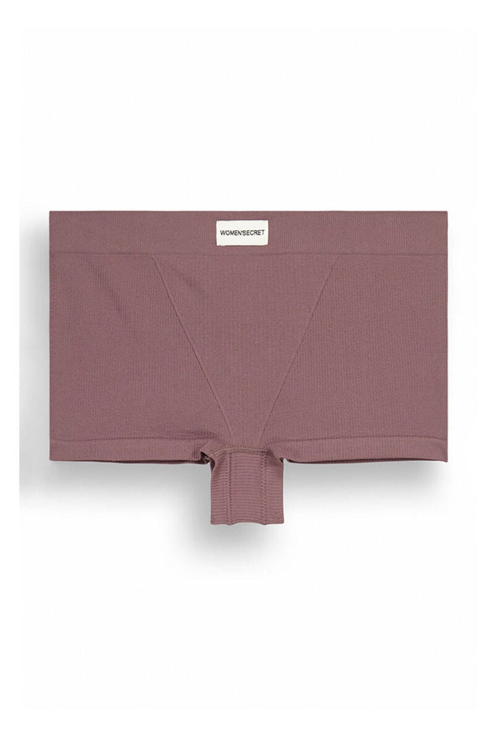 Seamless purple ribbed culottes - Purple Lilac