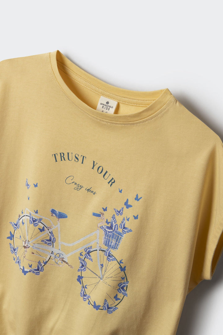 Spring Field T-shirts - Yellow