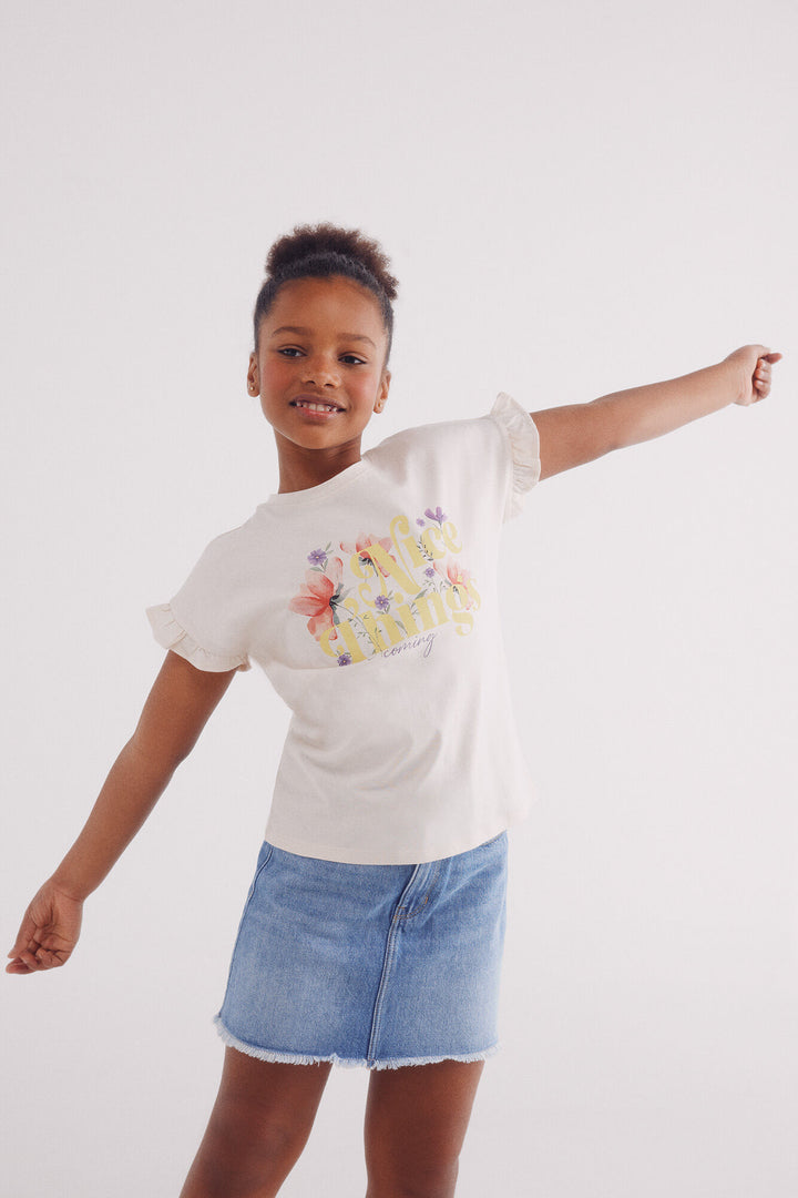 Spring Field T-shirts - White Print
