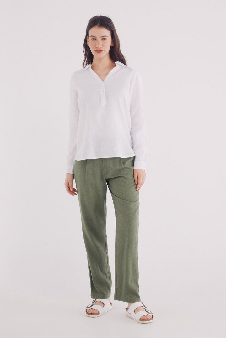 Spring Field Blouses - White