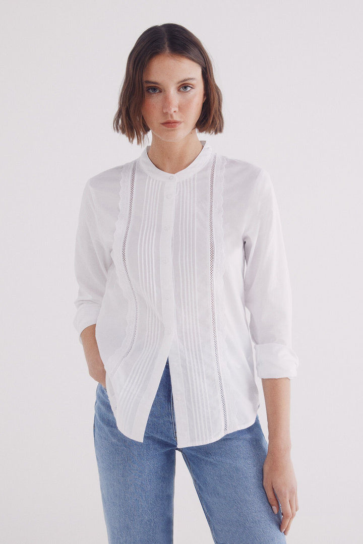 Spring Field Blouses - White