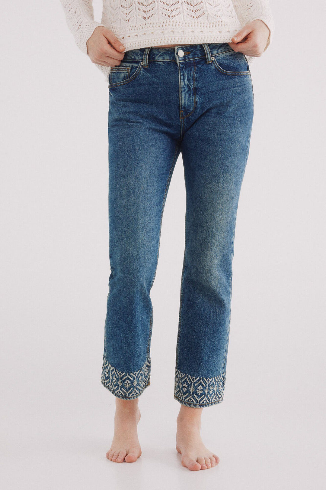 Spring Field Trousers - Medium Blue