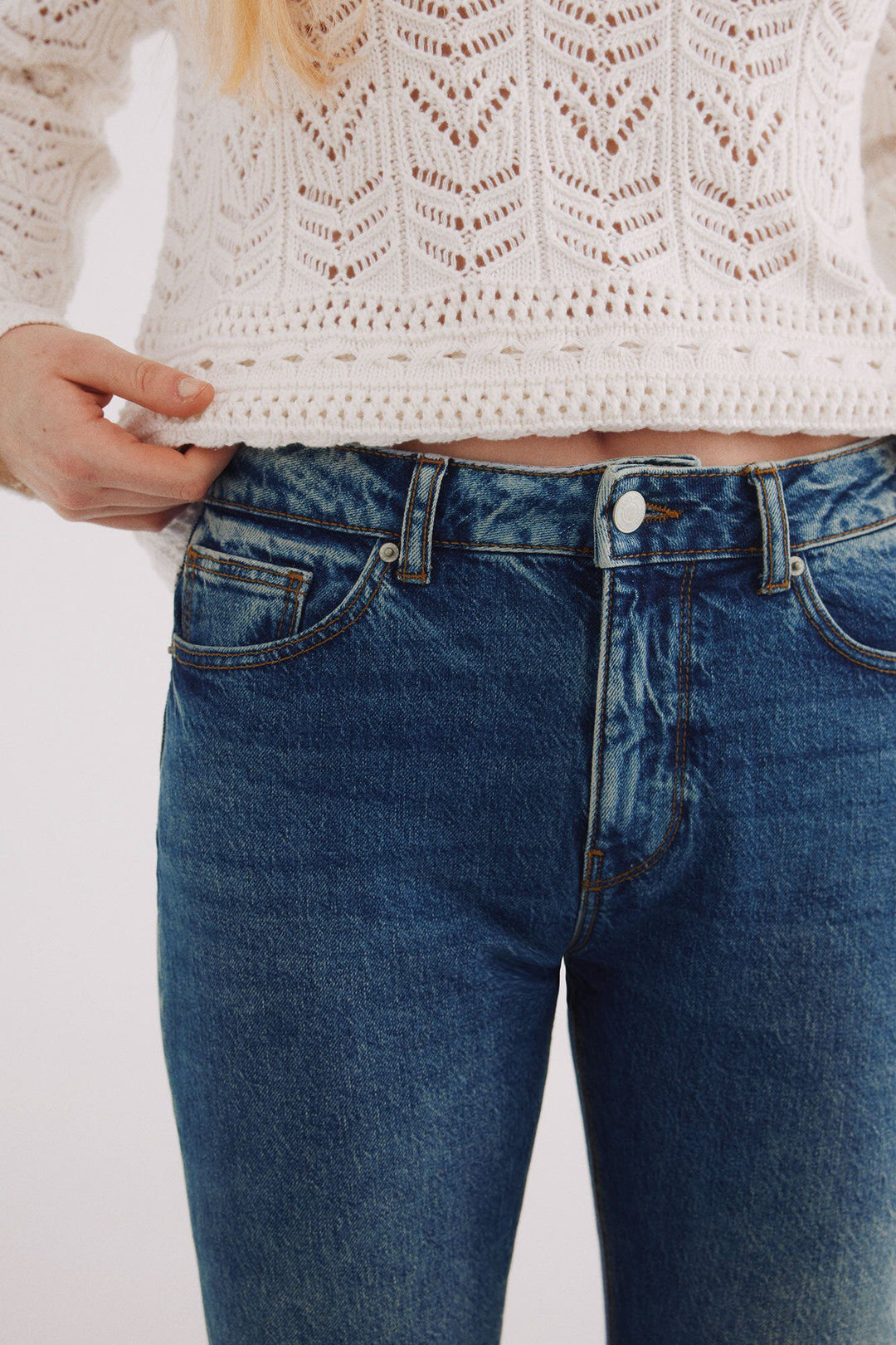 Spring Field Trousers - Medium Blue